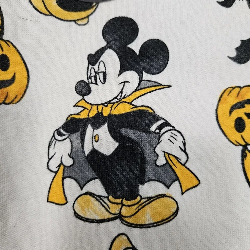 Disney Mickey & Minnie Toddler‎ 2T Halloween Sweatshirt Hoodie with Ears NEW